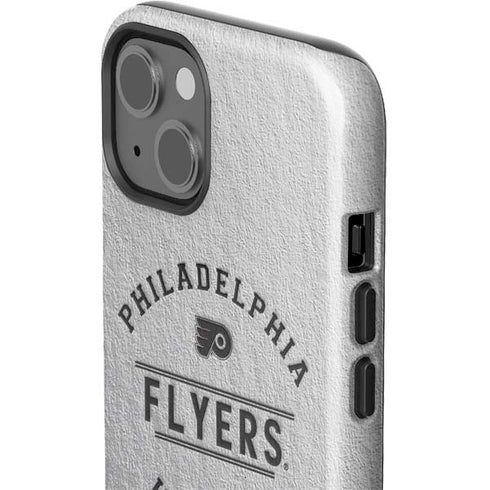 NHL Philadelphia Flyers Black Text iPhone 15 Impact Case